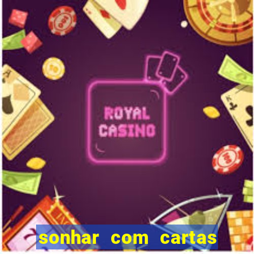 sonhar com cartas de baralho no chao